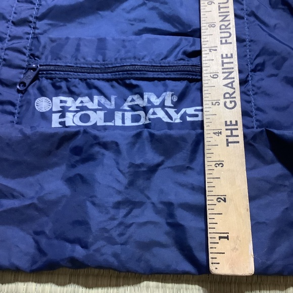 Vintage Pan Am Holidays Blue Travel Bag - Picture 7 of 7